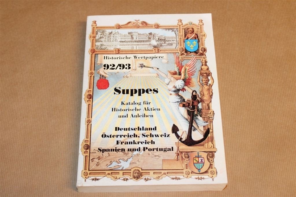 Suppes 92/93 — Catalogus Historische Aandelen & Obligaties, Ophalen of Verzenden, Gelezen, Europa