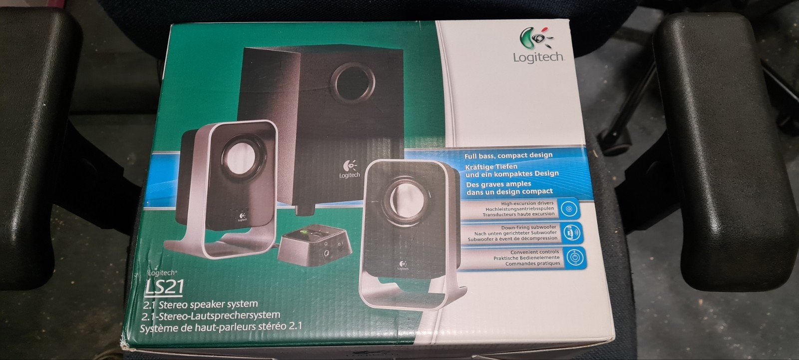 Logitech LS21 2.1 Stereo Luidsprekersysteem - Nieuw, Computers en Software, Ophalen of Verzenden, Nieuw, Audiokanaal 2.1, Logitech