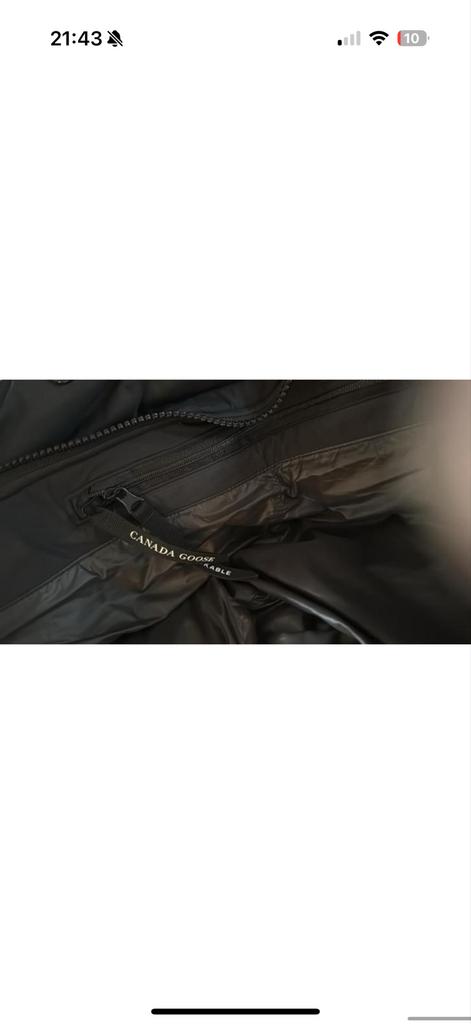 Canada Goose Armstrong Jas Maat M - Met officiële bon, Kleding | Heren, Ophalen of Verzenden, Gedragen, Maat 48/50 (M), Zwart