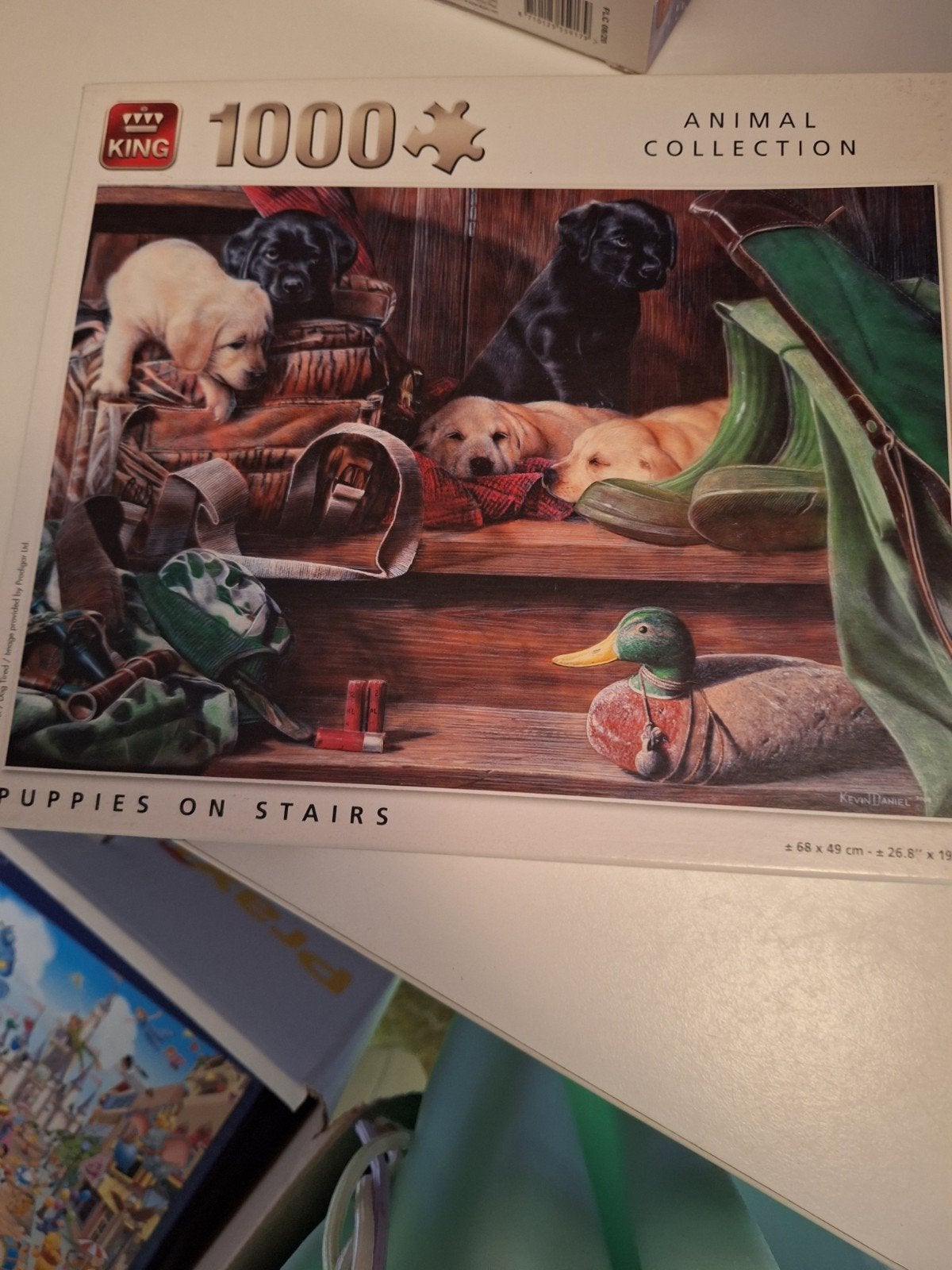 Honden puzzel compleet 1x gemaakt, Ophalen, 500 t/m 1500 stukjes, Zo goed als nieuw, Legpuzzel