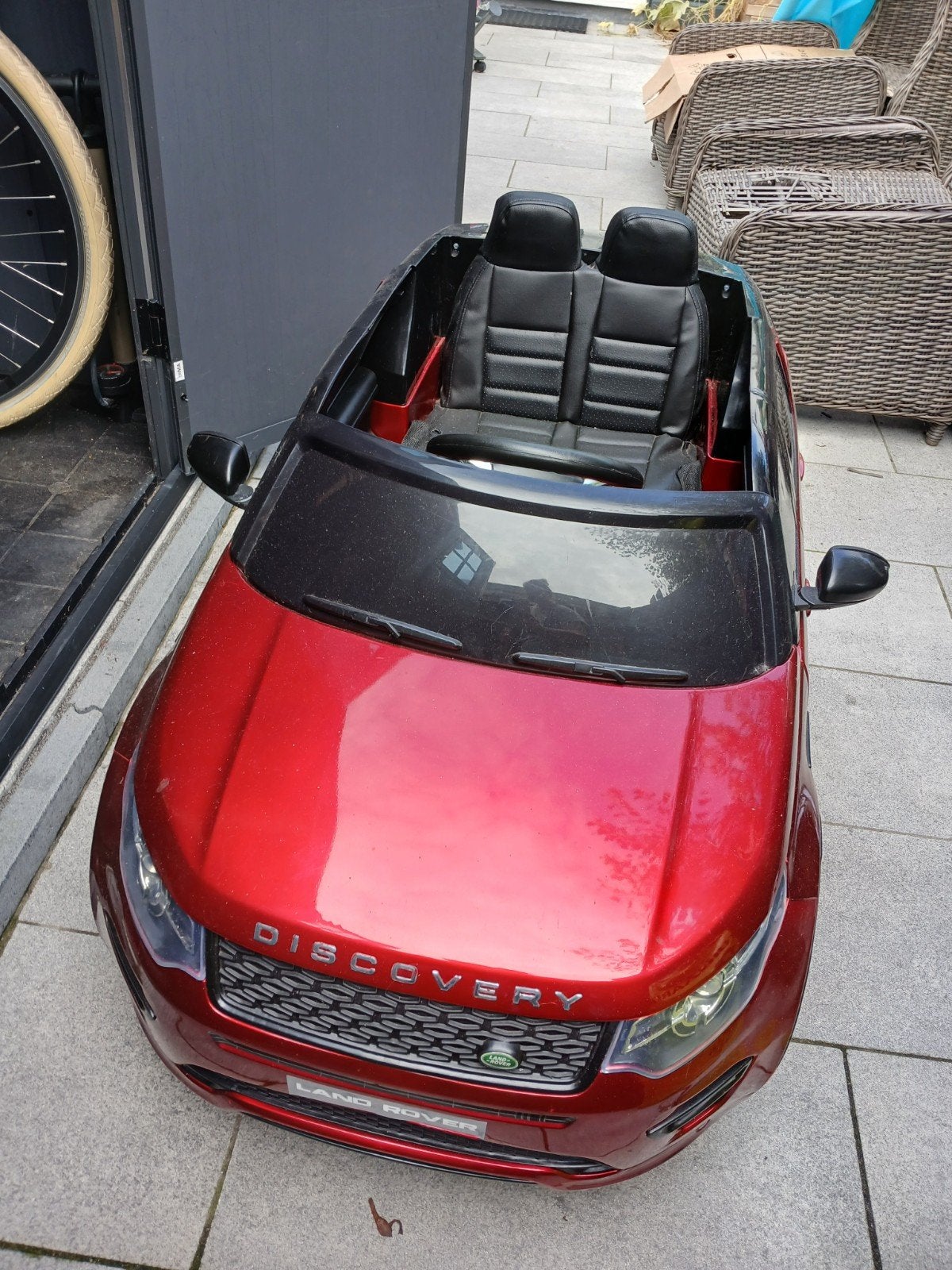 Land Rover Discovery elektrische kinderauto + afstandsbedie, Gebruikt