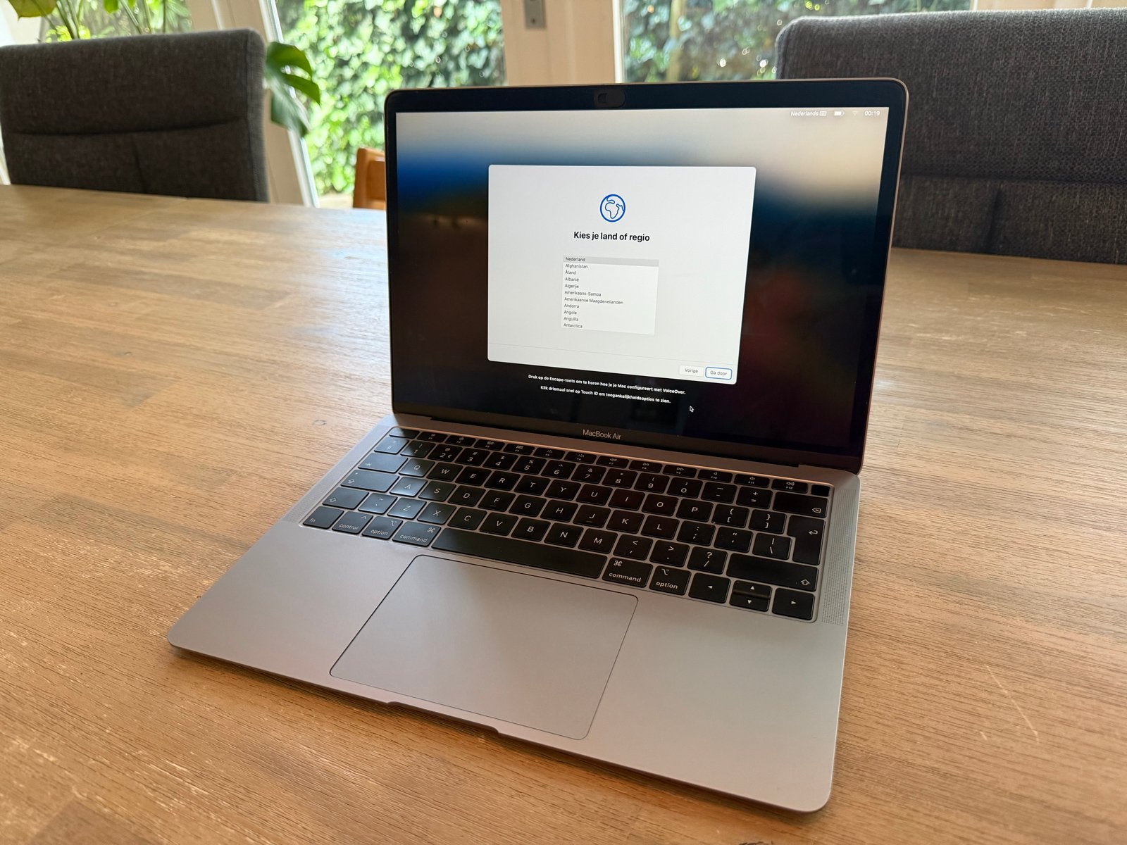 Apple MacBook Air 13 inch 256GB, Ophalen, Gebruikt, 256 GB, Qwerty