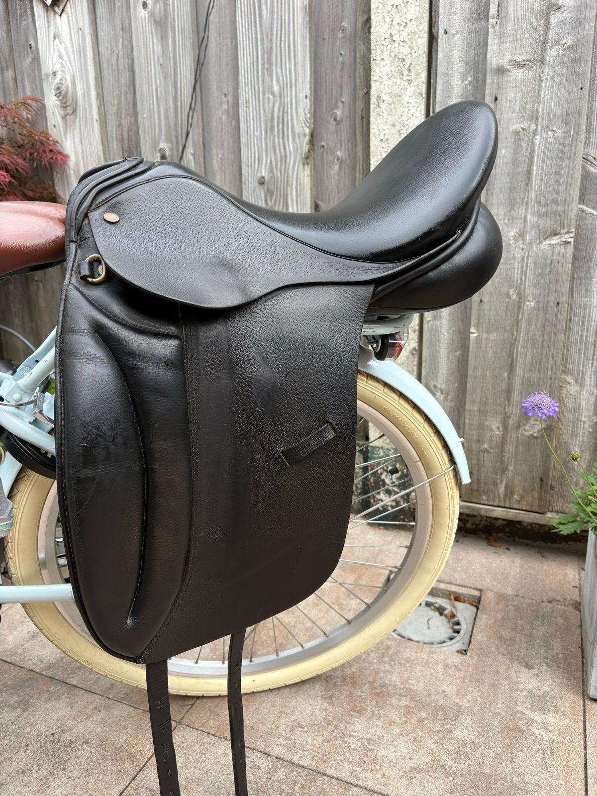 Pagony zagel 17 inch (met singel), Ophalen, Gebruikt, Dressuur