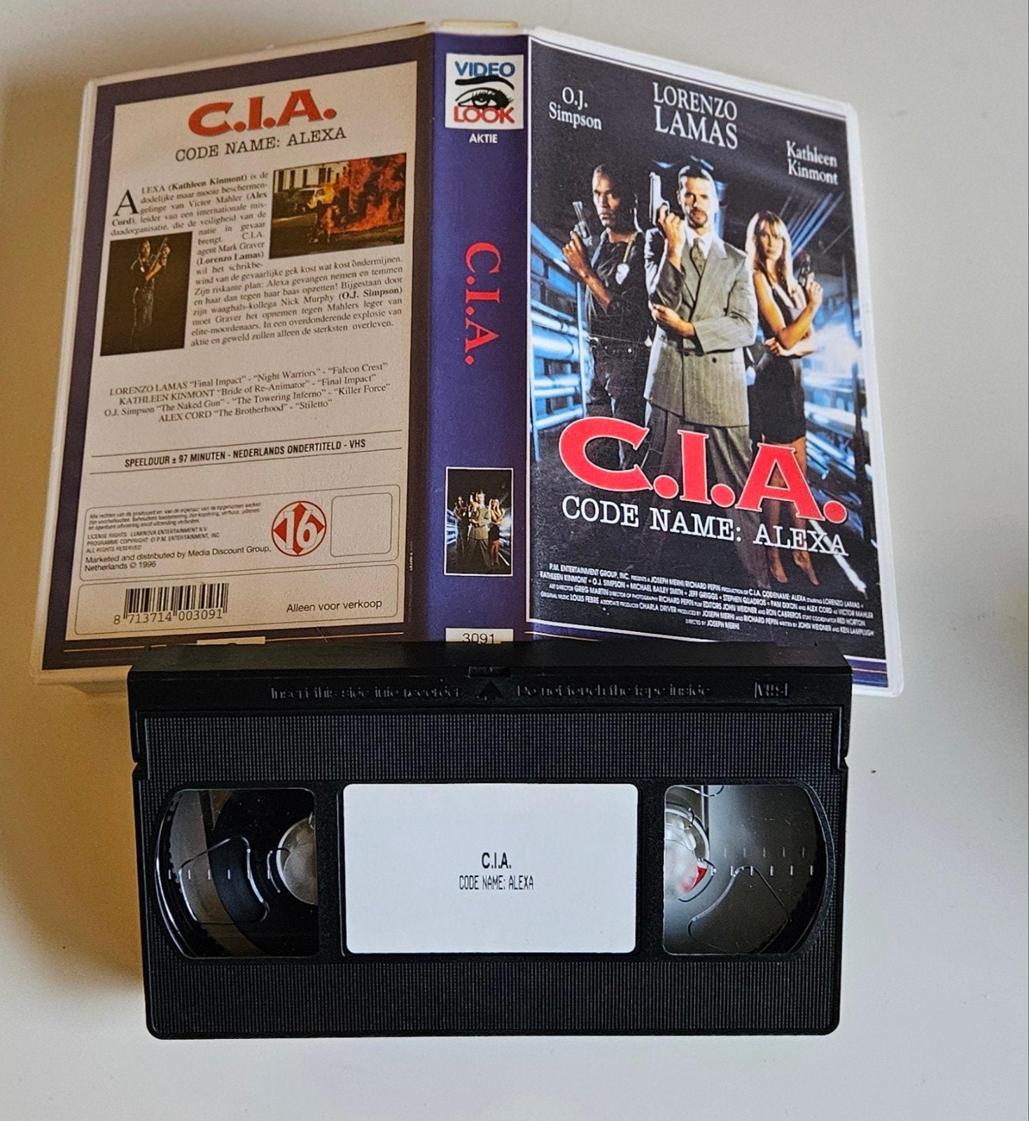 C.I.A. Code Name: Alexa VHS band (1992), Actie, Vanaf 16 jaar, Ophalen of Verzenden, Gebruikt, Actie en Avontuur