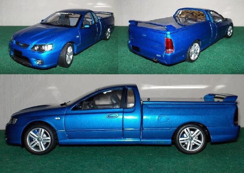 1/18 Ford BA Falcon XR8 Ute - Biante Blueprint metallic blue, Ophalen of Verzenden, Nieuw, Auto, Overige merken