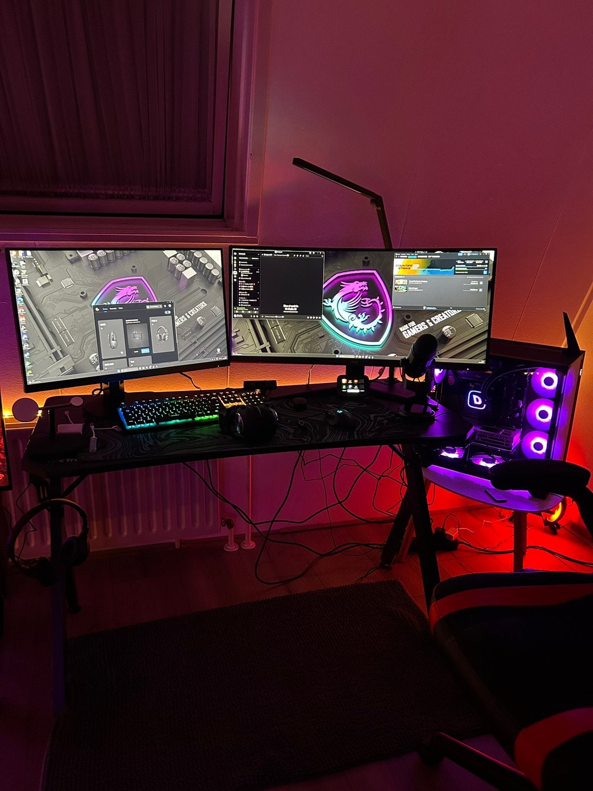 PC Gaming/Setup, Computers en Software, Desktop Pc's, 32 GB, Virtual Reality, Zo goed als nieuw, SSD