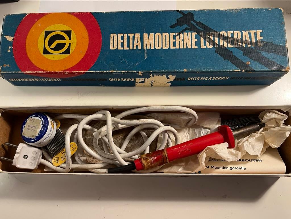 Vintage Delta Soldeerbout Type 626 - DDR (1976), Ophalen of Verzenden, Zo goed als nieuw, Minder dan 150 ampère, Overige typen