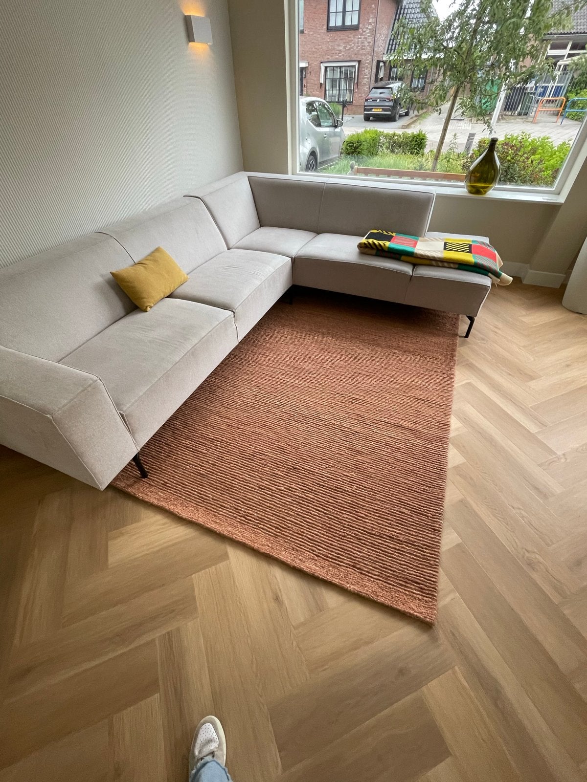 Khanna India Vloerkleed - nieuw, Ophalen, Bruin, 150 tot 200 cm, 200 cm of meer