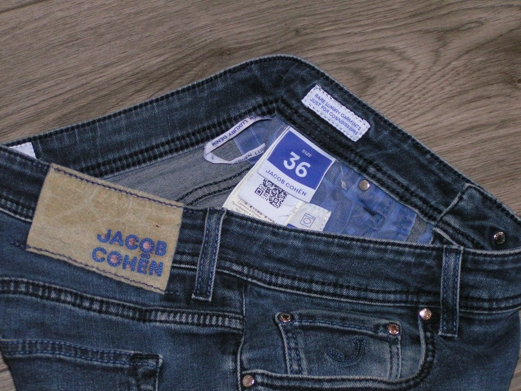 JACOB COHEN spijkerbroek,Mt 36,L32 topstaat,mod.BARD, Kleding | Heren, W36 - W38 (confectie 52/54), Blauw, Tweedehands, Ophalen of Verzenden