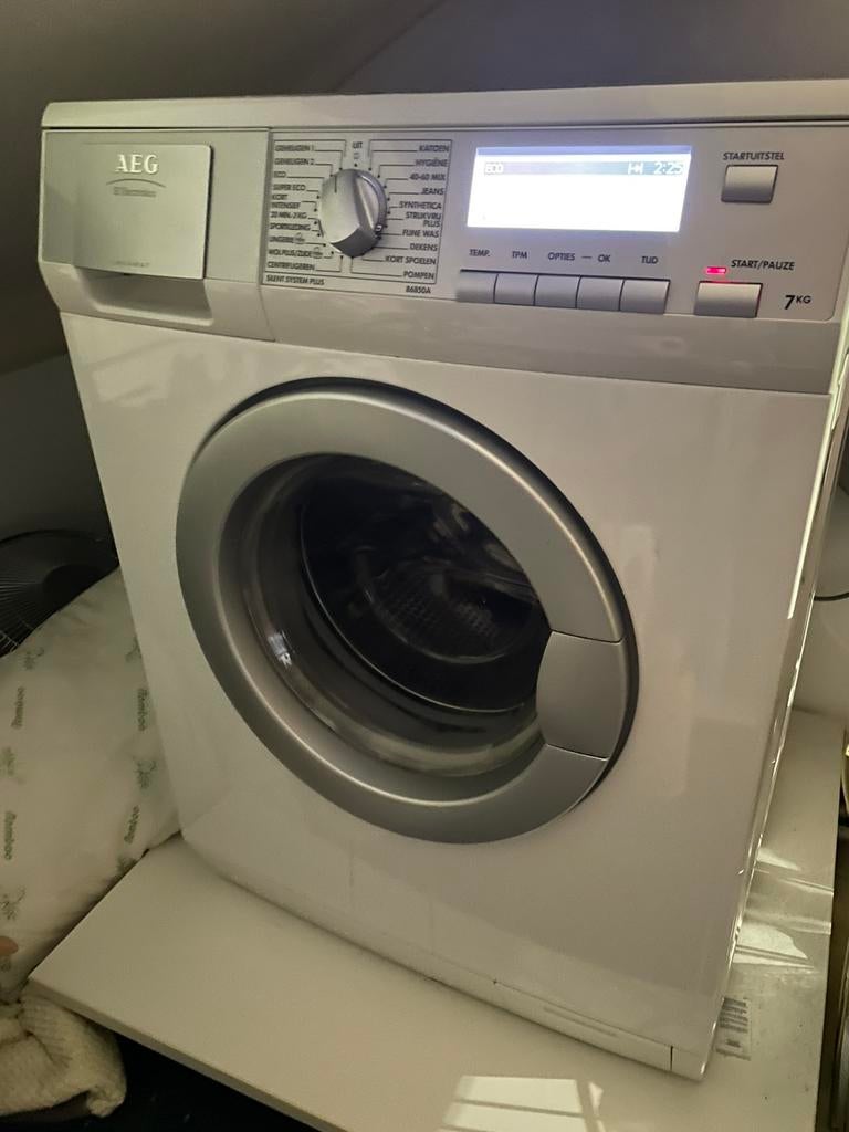 AEG Lavamat 86850A wasmachine, Ophalen, Gebruikt, 1600 toeren of meer, 85 tot 90 cm