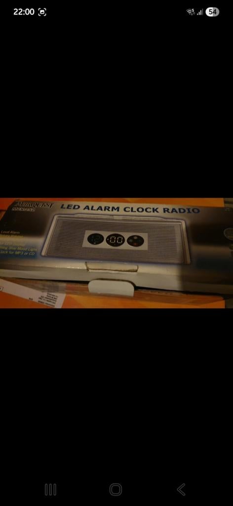 MIRQUNT LED Wekker Radio - Nieuw in doos, Ophalen of Verzenden, Nieuw, Radio