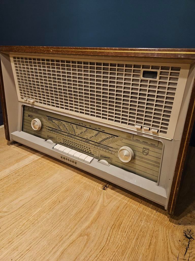 Philips B6X82A Luxe Radio uit 1958, Ophalen of Verzenden, Gebruikt, Radio