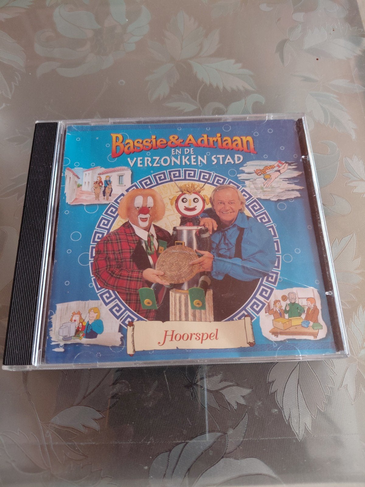 Bassie en Adriaan & de verzonken stad hoorspel cd., Gebruikt, Luisterboek, Ophalen of Verzenden, 6 tot 9 jaar