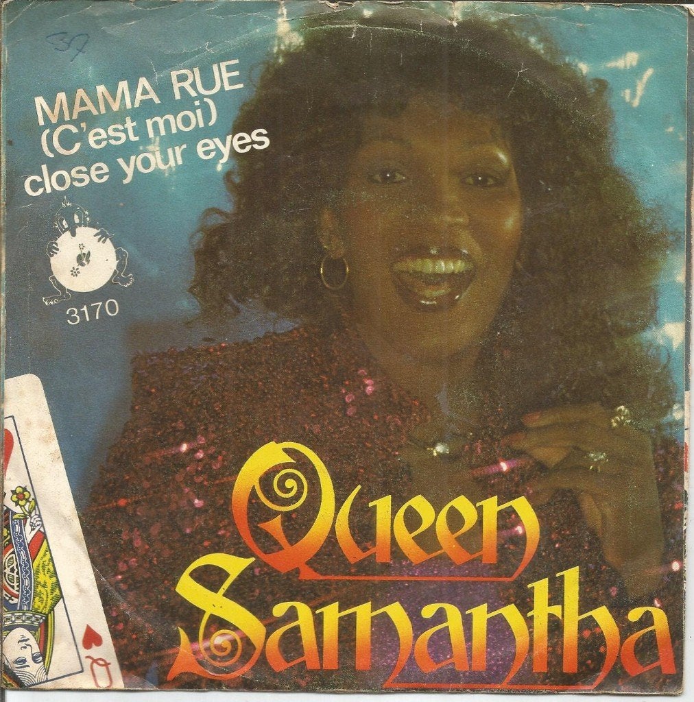 Queen Samantha – Mama Rue (1980), Fotohoes, 7 inch, Ophalen of Verzenden, Zo goed als nieuw