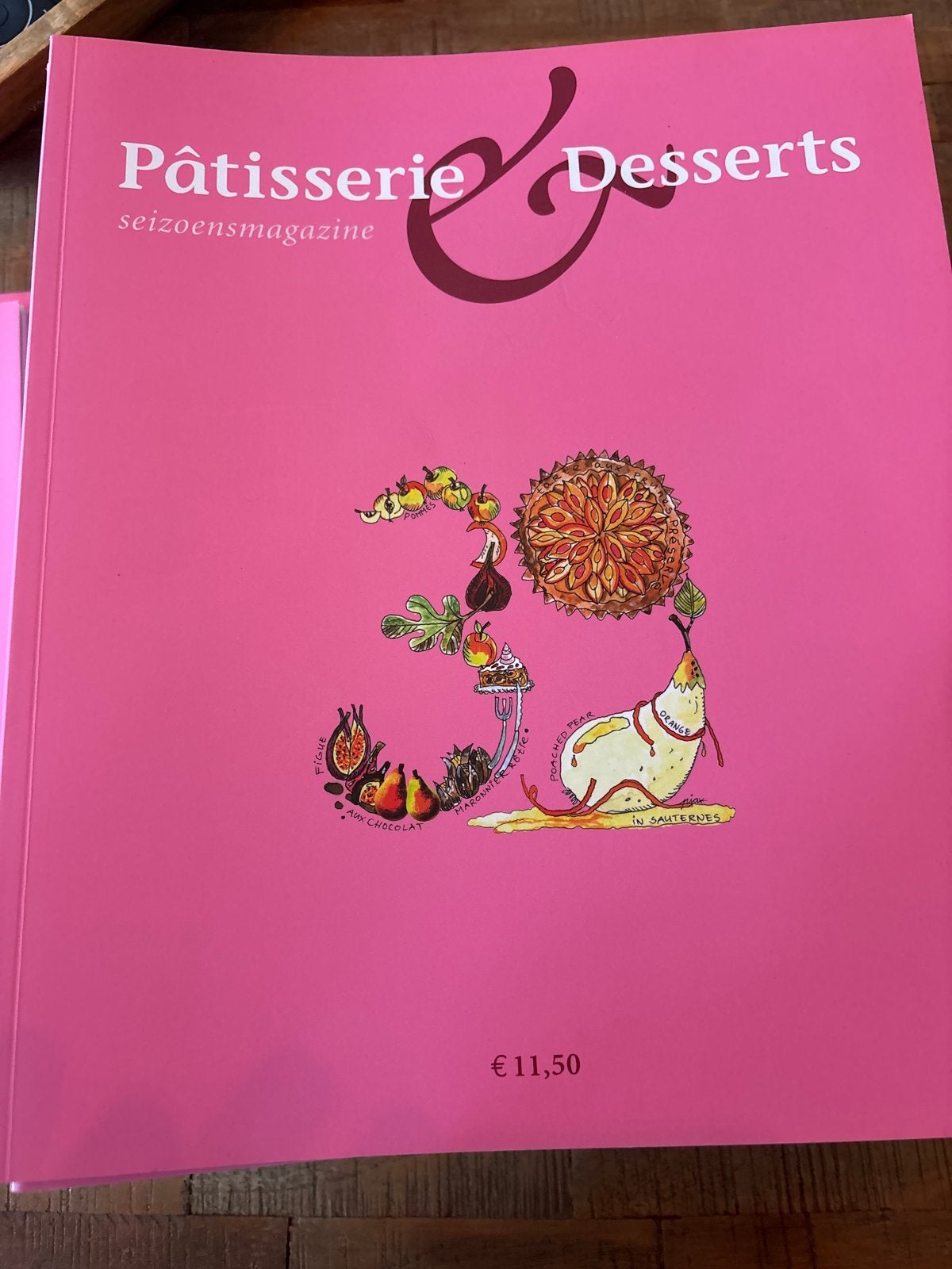 Pâtisserie & Desserts Seizoensmagazine, Ophalen of Verzenden, Zo goed als nieuw, Europa, Taart, Gebak en Desserts