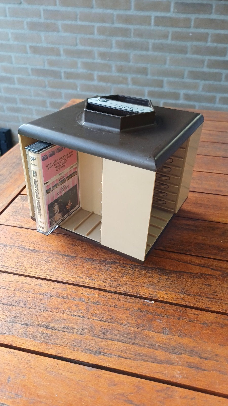 Girandola Vintage Cassette Carroussel - 20 Cassettes, Kunststof, Gebruikt, Minder dan 25 discs, Ophalen of Verzenden