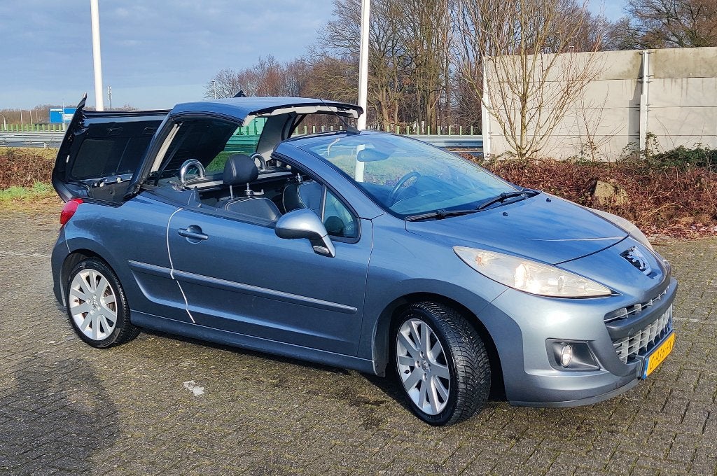 Peugeot 207 1.6 16V CC 88KW 2011 Grijs + Nwe APK!!, Voorwielaandrijving, 15 km/l, 4 cilinders, Cabriolet