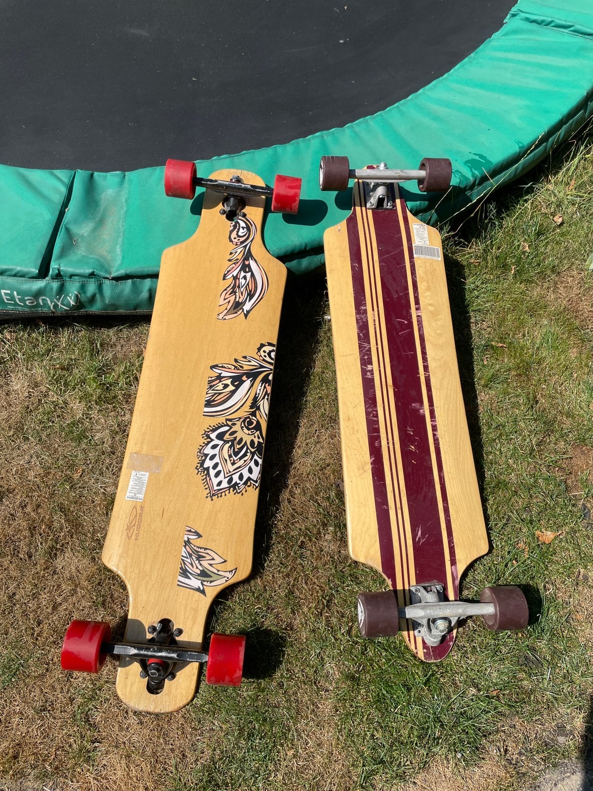 Twee Hudora longboards -  zeer goede staat /samen of apart, Ophalen, Gebruikt, Longboard