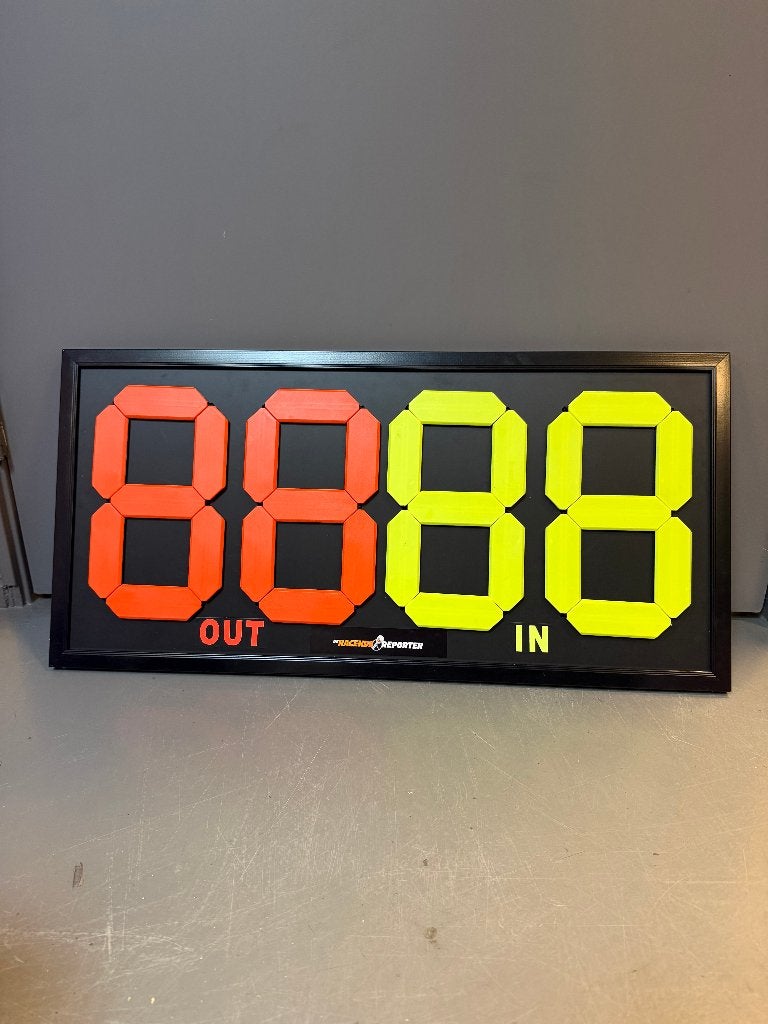 Dubbelzijdig scorebord / tijdsaanduiding / wissel | voetbal, Ophalen, Zo goed als nieuw, Overige typen