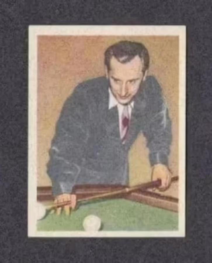 Sportplaatje Biljarten Henk Metz (10)., Verzamelen, Ophalen of Verzenden, Zo goed als nieuw