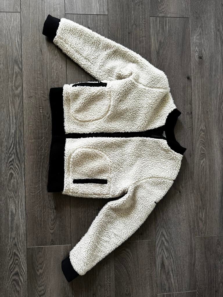 Superdry teddy fleece vest - Maat L, Ophalen of Verzenden, Zo goed als nieuw, Maat 42/44 (L), Beige