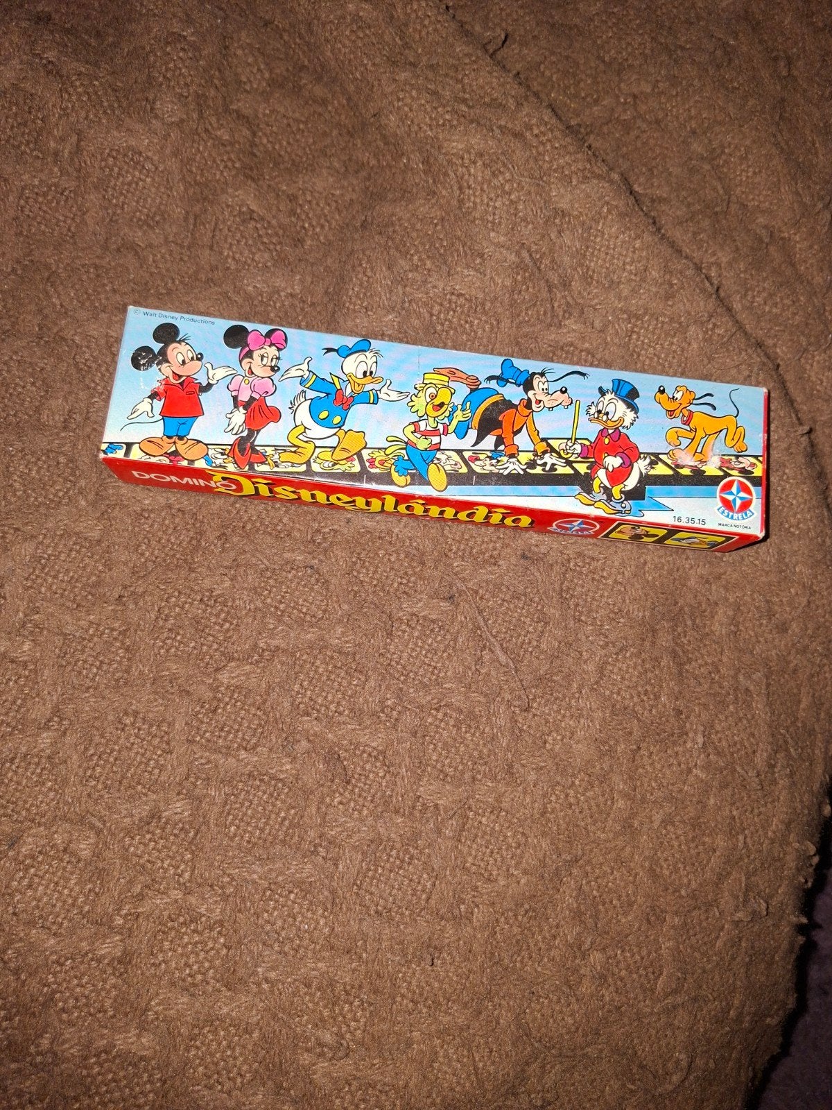 Vintage Disney domino, Ophalen of Verzenden, Zo goed als nieuw, Beeldje of Figuurtje