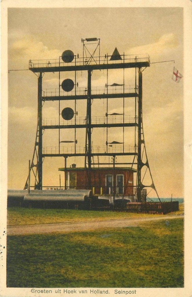 701-193-033 Hoek van Holland Seinpost, Verzenden, Voor 1920, Zuid-Holland