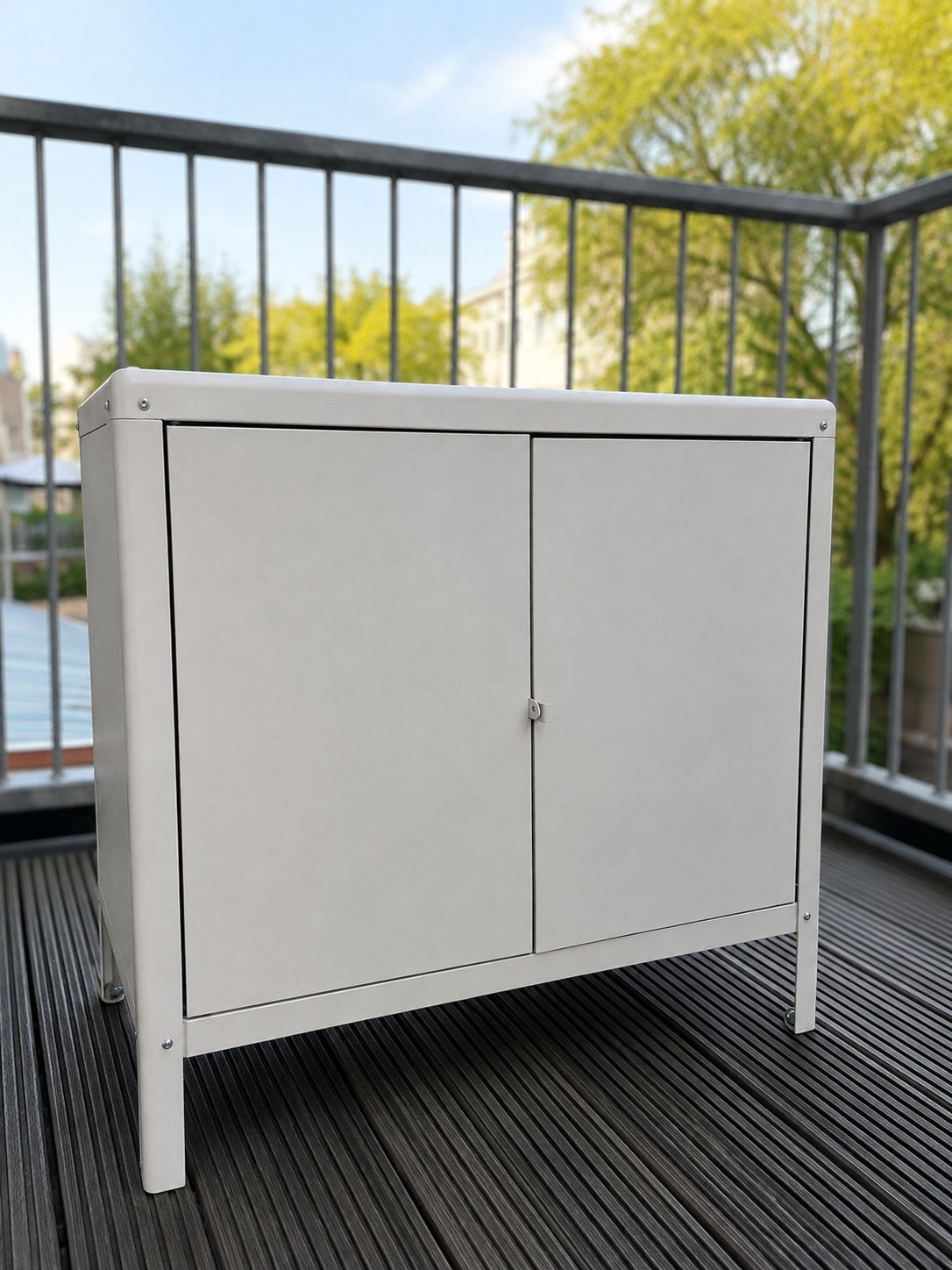 IKEA KOLBJÖRN tuinkast beige, Ophalen, Zo goed als nieuw, Metaal, Overige typen