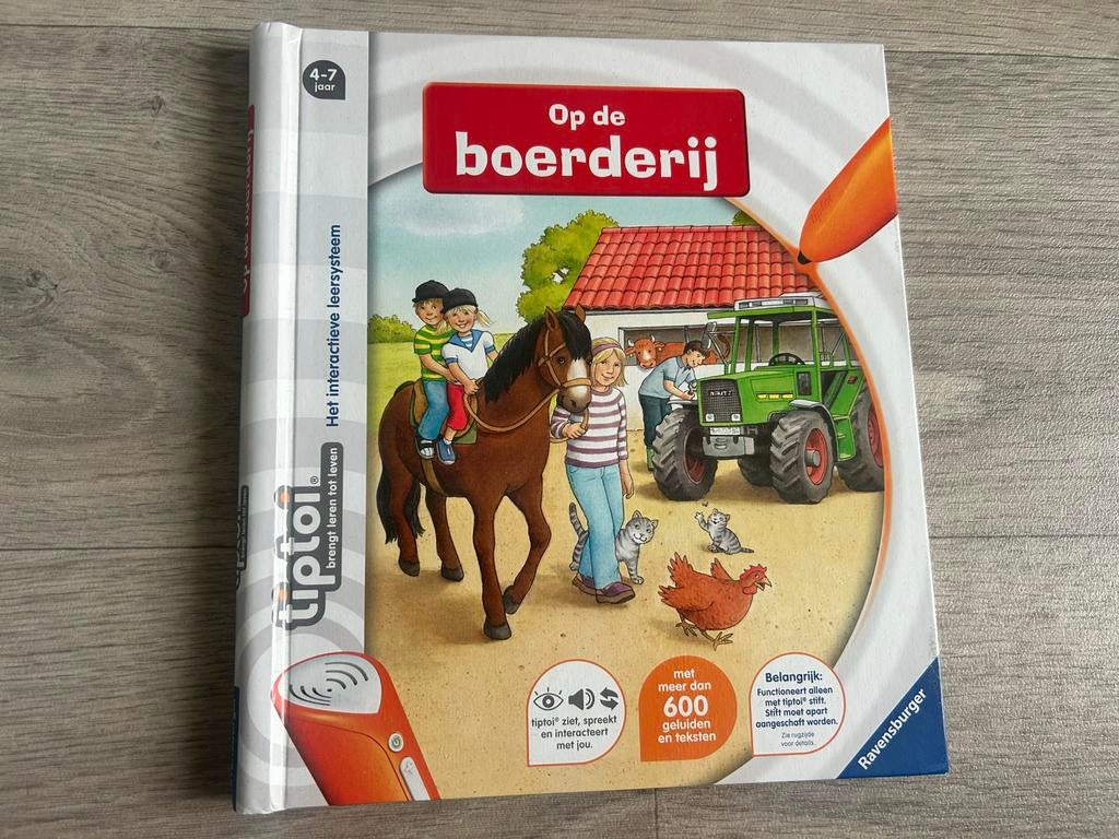 Tip Toi Op de Boerderij - Als nieuw!, Ophalen of Verzenden, Zo goed als nieuw, Taal en Lezen, Met geluid