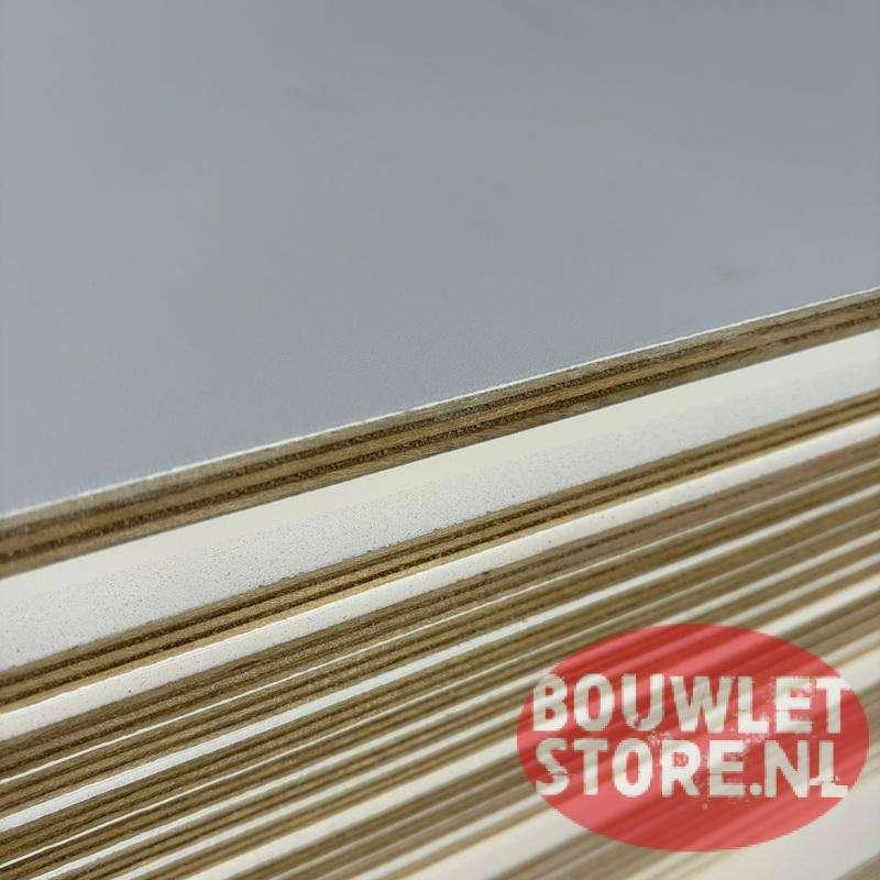 Multiplex 10 mm | Duraprime paint wit | WBP | 3100x1530mm, Niet ingevuld, Multiplex, Minder dan 20 mm, Niet ingevuld