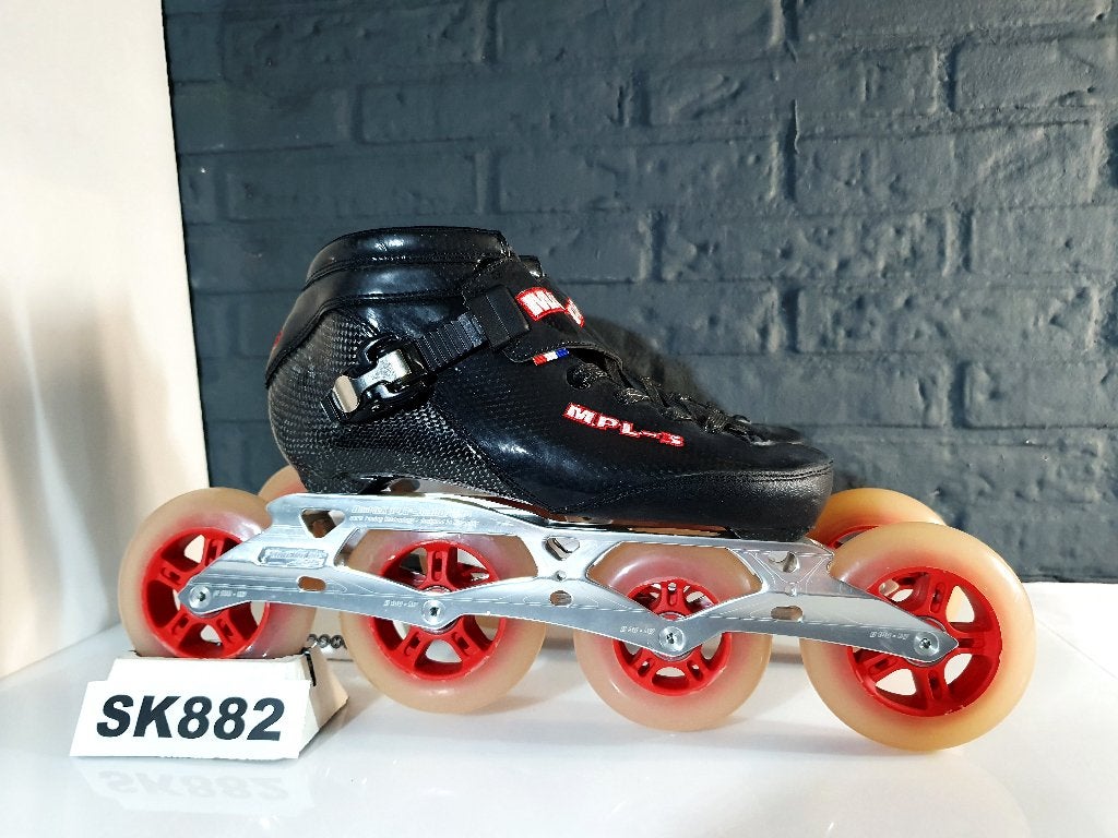 Maple MPL3 Skeelers Skates 3x100mm 1x90mm Wielen Maat 39, Verzenden, Nieuw, Inline skates 4 wielen, Powerslide