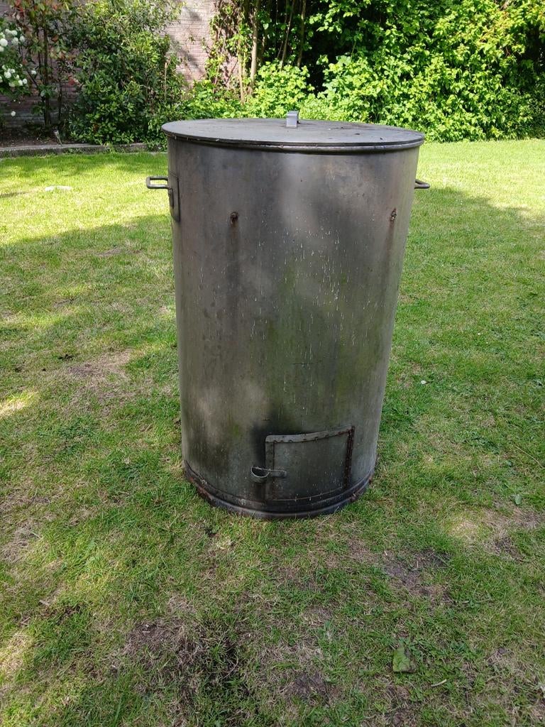 Robuuste rrookton / Tuinhaard met Deksel, Ophalen of Verzenden, Gebruikt, Vuurton