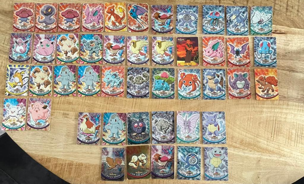 Topps pokemon kaarten, Verzenden, Zo goed als nieuw, Meerdere kaarten