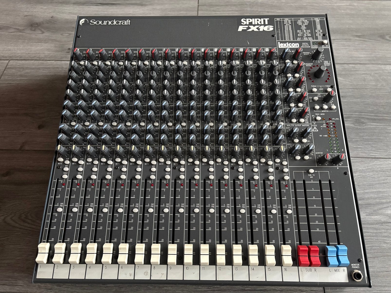 Soundcraft spirit FX 16, Ophalen of Verzenden, Gebruikt, 10 tot 20 kanalen