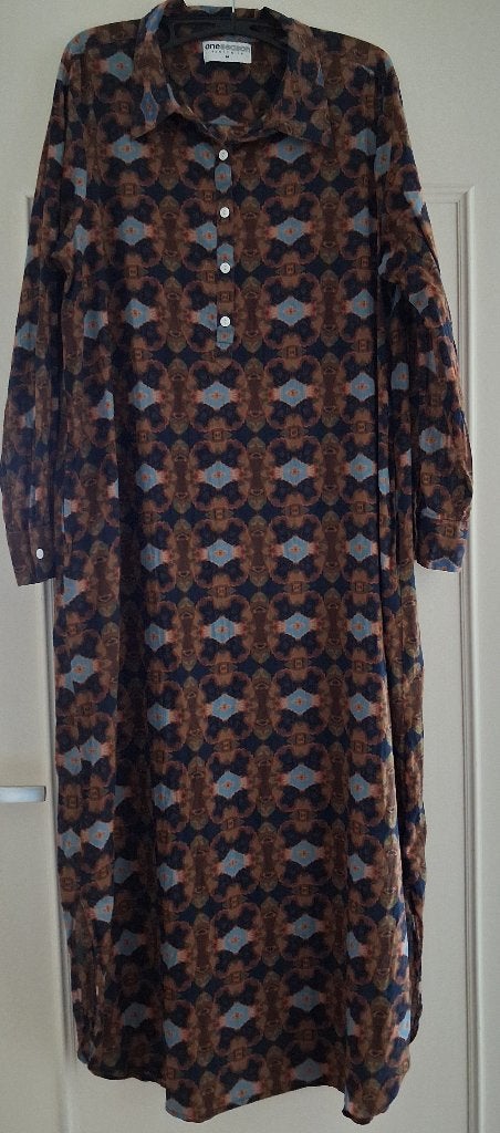 ZGAN!!  Mooie maxi jurk van One Season Australia maat M, Maat 38/40 (M), Meerkleurig, One Season Australia, Ophalen of Verzenden