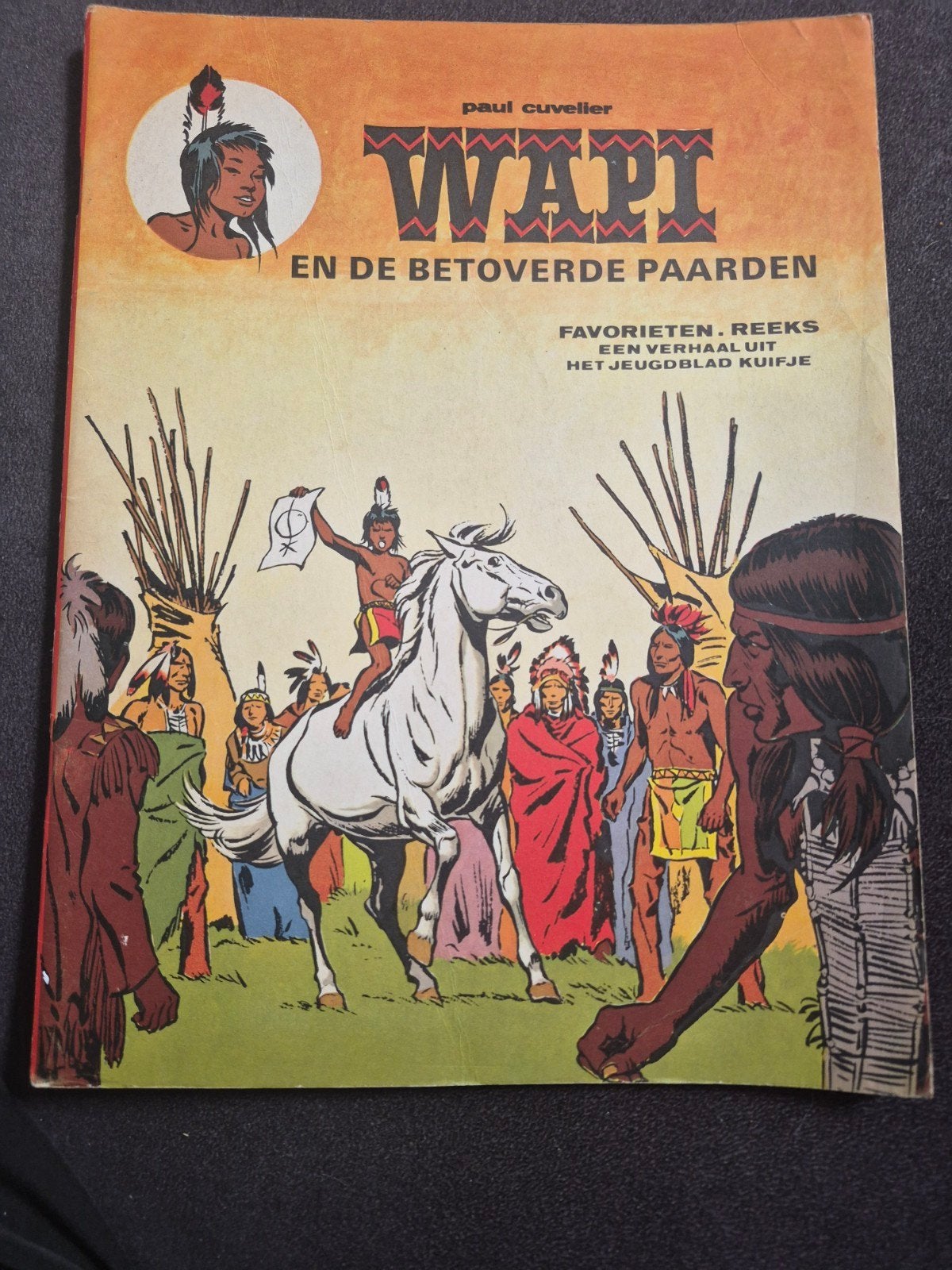 Wapi en de Betoverde Paarden - 1e druk 1969, Eén stripboek, Ophalen of Verzenden, Zo goed als nieuw, Paul Cuvelier