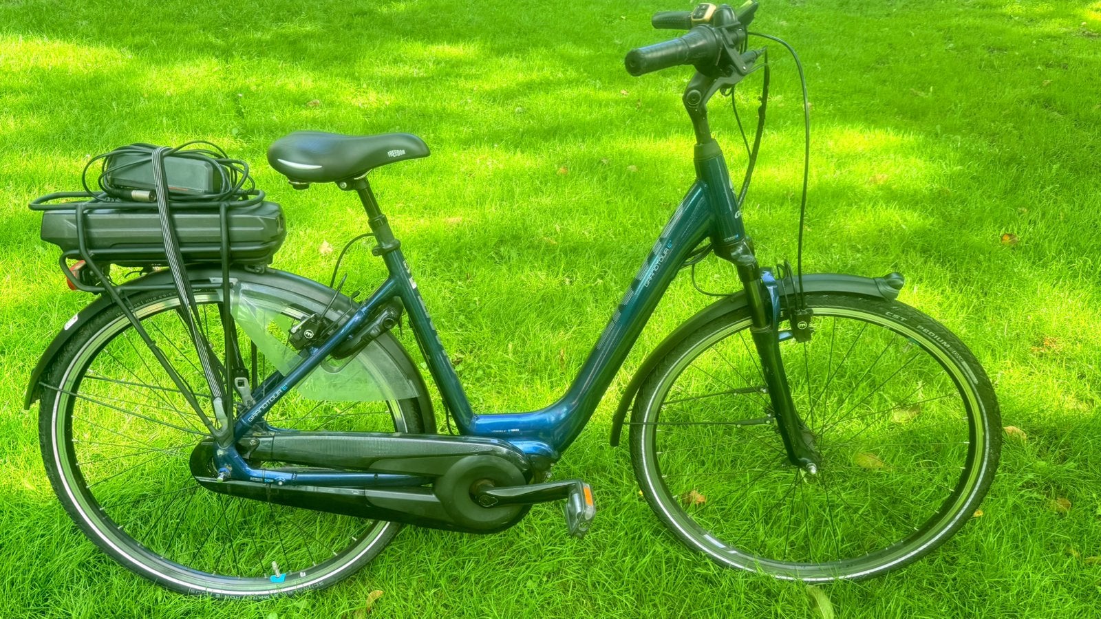 Mooie goede unisex damesfiets E-bike Giant Grandtour 51cm N7, Fietsen en Brommers, Ophalen, Gebruikt, Velgrem, Versnellingen