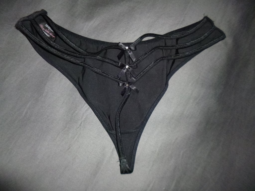 Victoria's Secret String, Victoria's Secret, Ophalen of Verzenden, Zwart, String