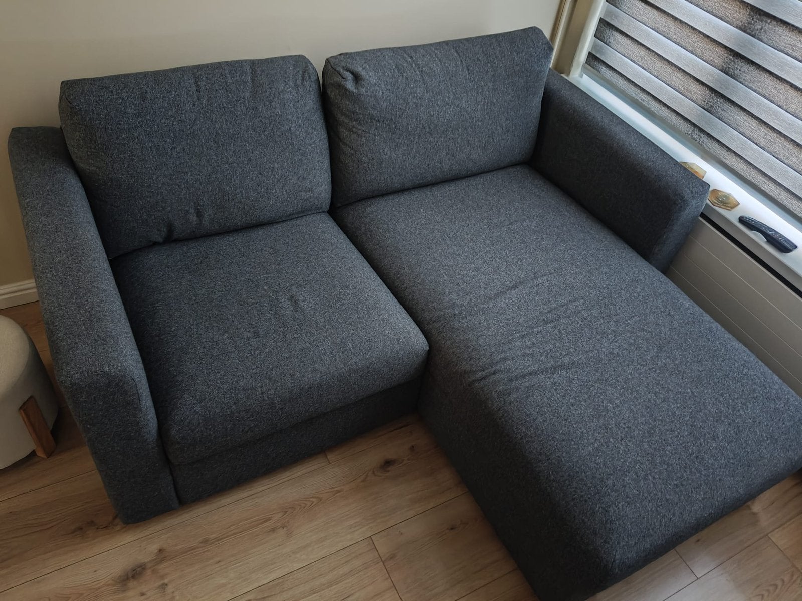 IKEA hoekbank, Ophalen, Tweepersoons, 190 cm of minder, Zo goed als nieuw