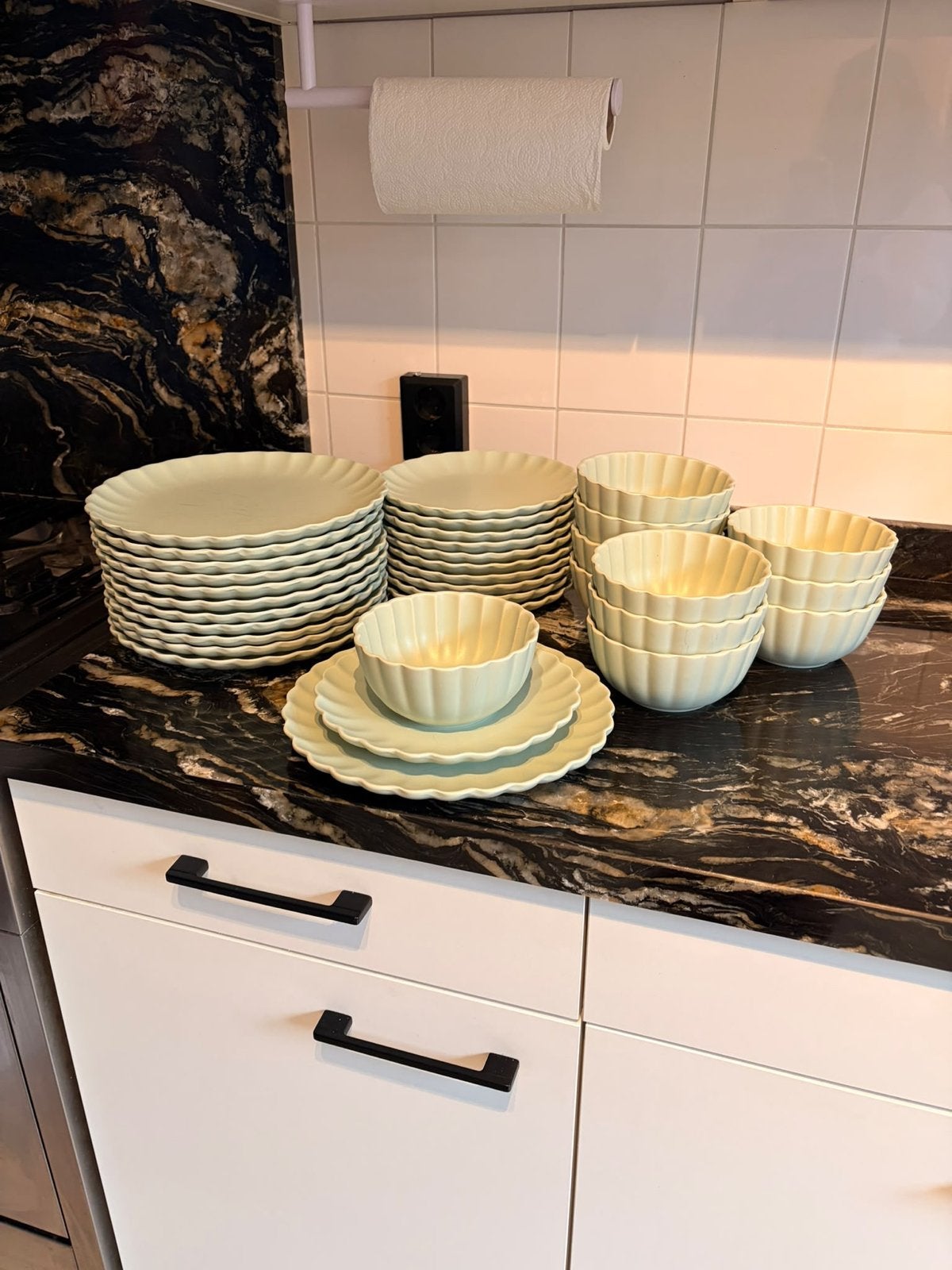 Compleet servies van elk 12, Ophalen, Gebruikt, Keramiek, Overige stijlen