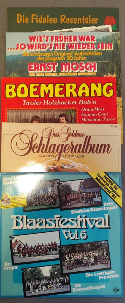 Schlager LP's, Ophalen of Verzenden, Gebruikt, Overige formaten, Nederlandstalig