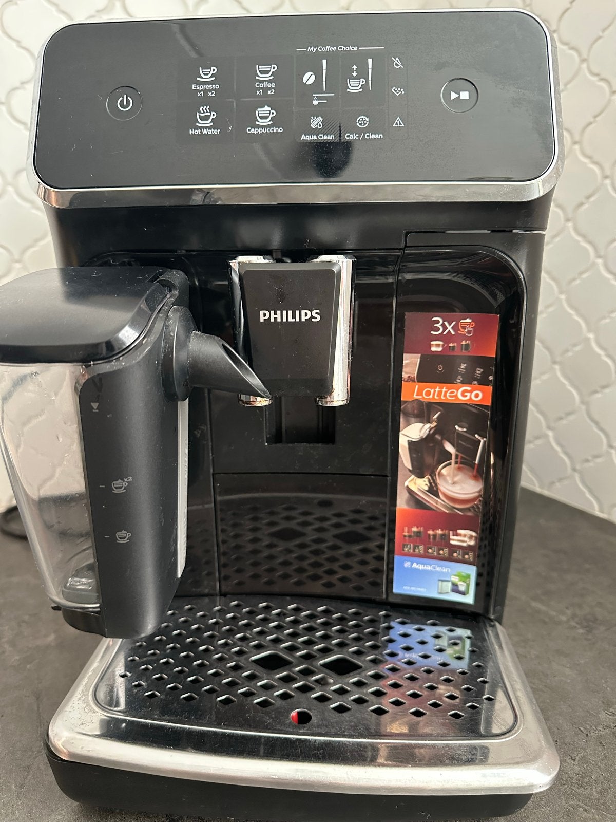 Philips LatteGo Volautomatische Espressomachine, Witgoed en Apparatuur, Ophalen, Afneembaar waterreservoir, Espresso apparaat