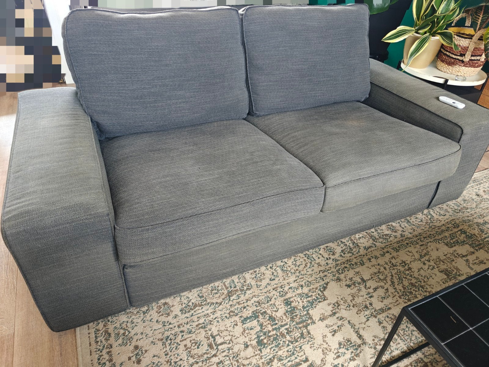 Bank 3 zits IKEA KIVIK, Ophalen, Gebruikt, Driepersoons, 75 tot 100 cm