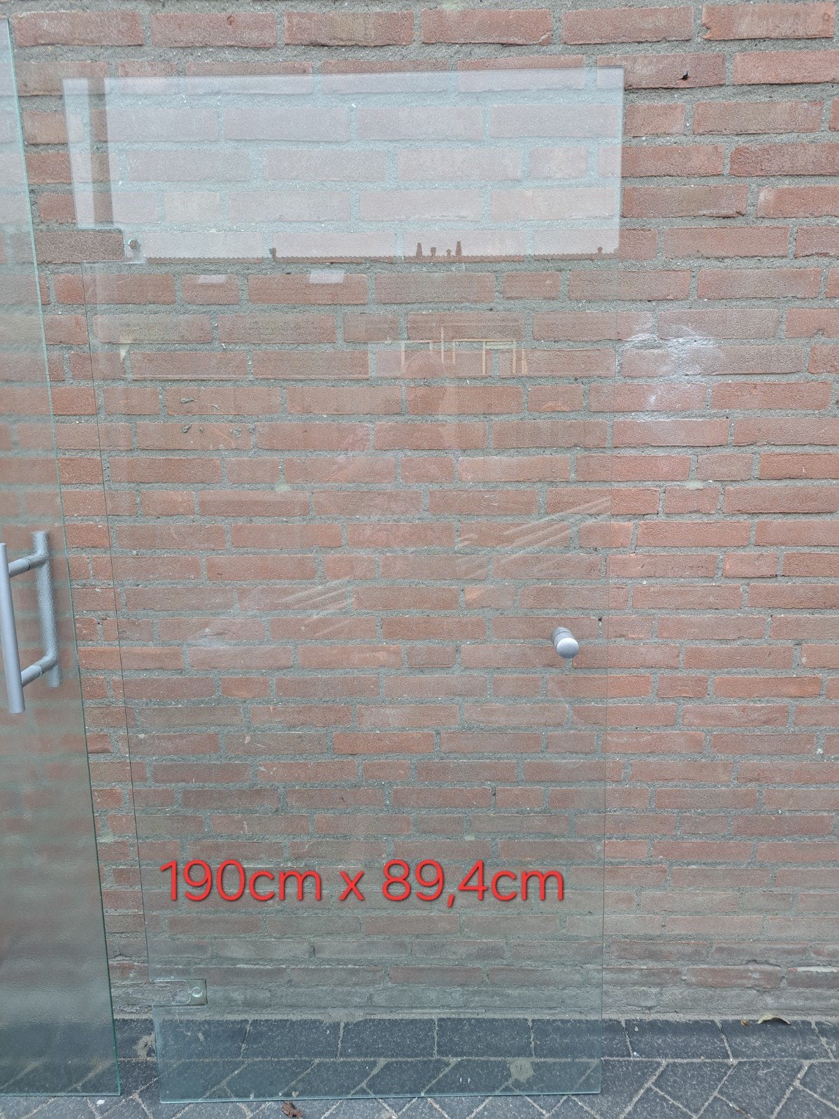 glazendeur 2 stuks, Doe-het-zelf en Verbouw, Deuren en Horren, Ophalen, Glas, Binnendeur, Minder dan 200 cm