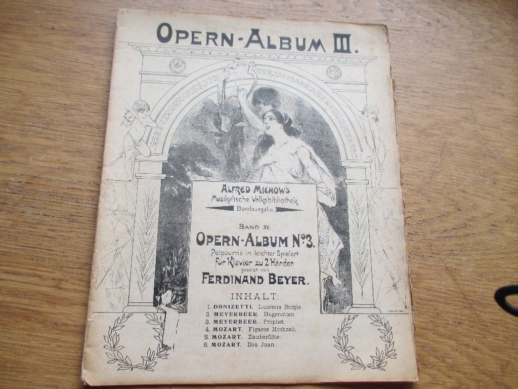 OPERN ALBUM 3  - VOOR PIANO, Gebruikt, Klassiek, Ophalen of Verzenden, Artiest of Componist