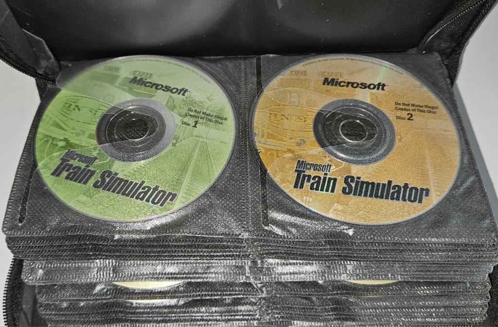 Microsoft Train Simulator original + diverse software, Ophalen, 1 speler, Eén computer, Zo goed als nieuw