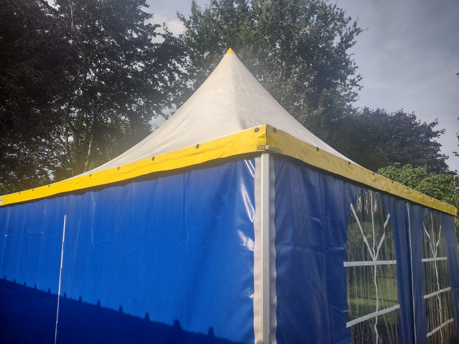 Pagode tent 5 x 5 meter, Ophalen, 5 tot 8 meter