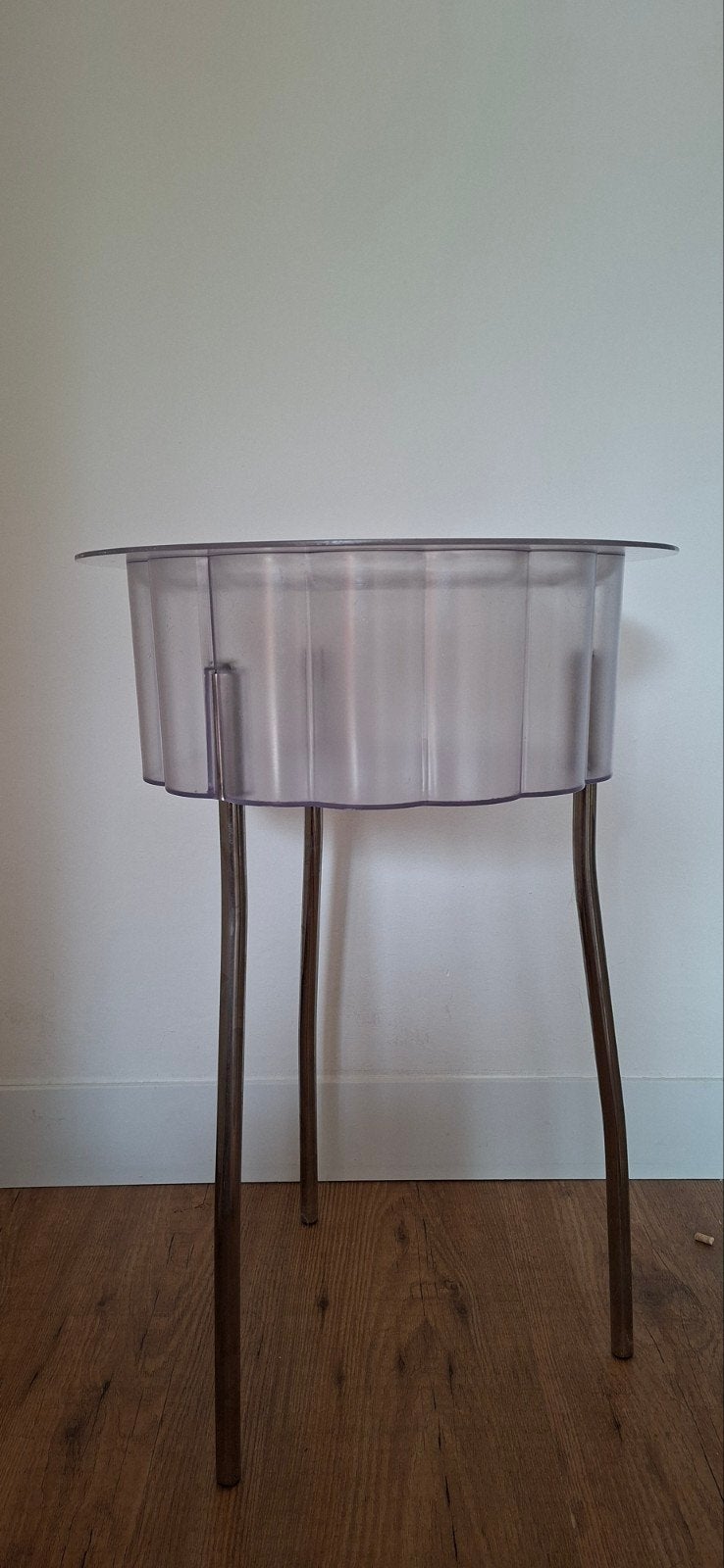 Ikea Hatten bijzettafel met opbergruimte, Rond, Ophalen, 45 tot 60 cm, Minder dan 55 cm