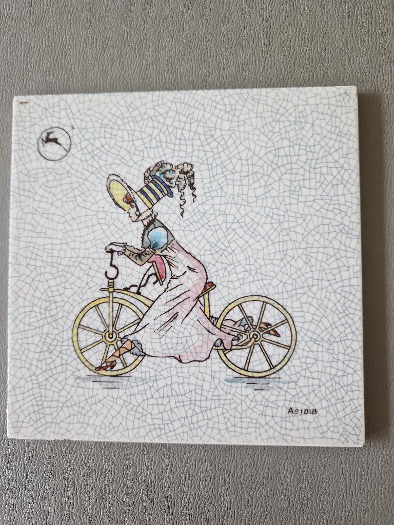 gazelle vintage keramische tegels, Antiek en Kunst, Ophalen