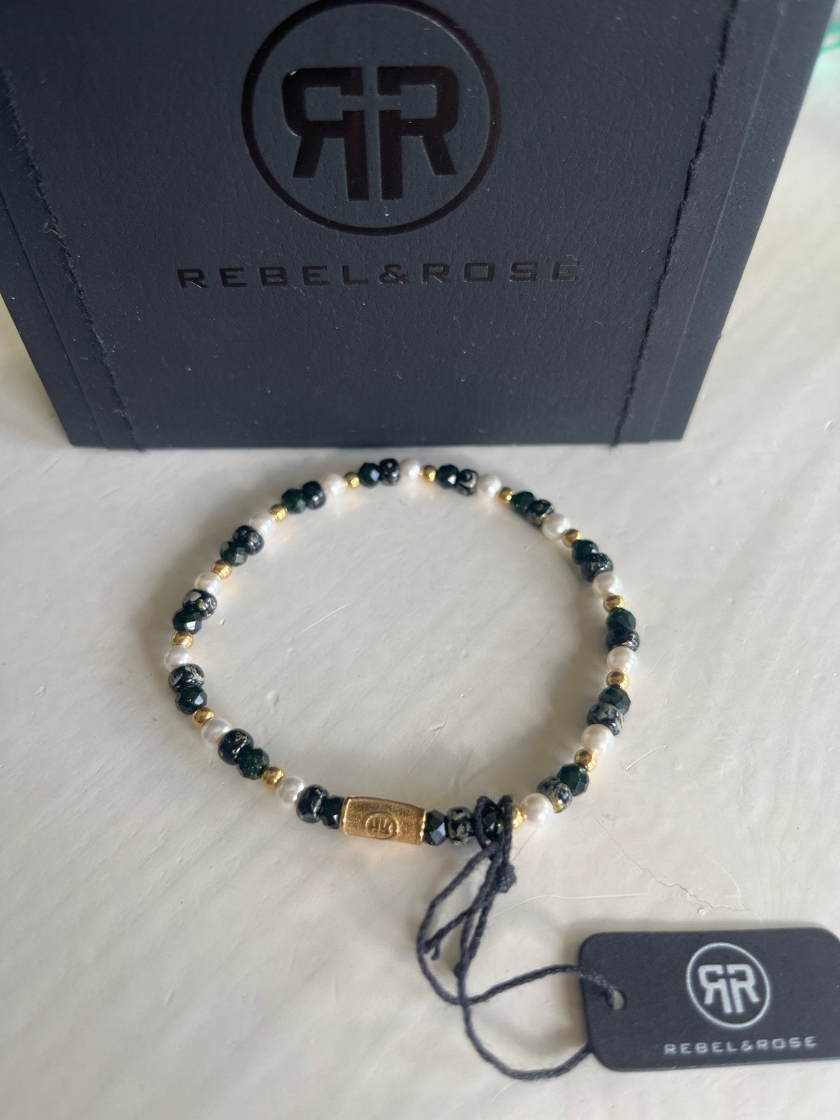 Rebel & Rose Armbandje, Overige materialen, Zwart, Nieuw, Ophalen of Verzenden